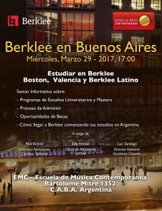 Info Session Berklee en la EMC