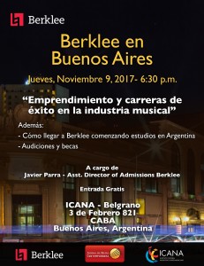 Info Session Berklee Icaana